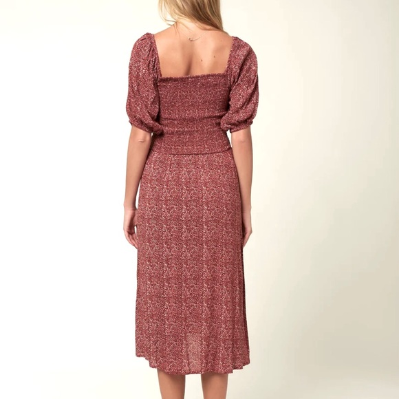 O’Neill Ruched Midi Dress - Picture 3 of 8